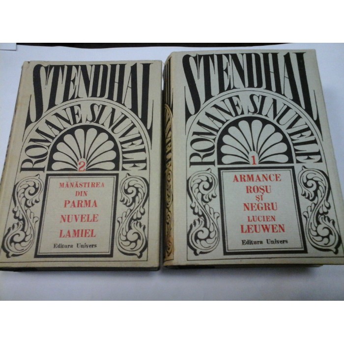 ROMANE SI NUVELE - STENDHAL - 2 volume